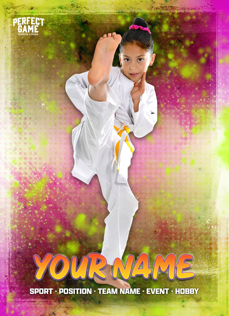 Martial Arts custom card template — Bloom